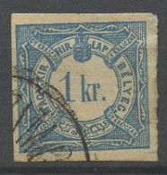 Hongrie - Hungary - Ungarn Taxe 1868 Y&T N°T1 - Michel N°P4 (o) - 1k Chiffre - Pour Journaux - Postage Due