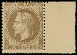 ** FRANCE - Poste - 30, Signé Scheller, Bdf: 30c. Brun - 1863-1870 Napoleone III Con Gli Allori