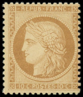 ** FRANCE - Poste - 36, Signé Brun Et Scheller: 10c. Bistre-jaune - 1870 Siège De Paris