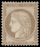 * FRANCE - Poste - 56, Bel Exemplaire: 30c. Brun - 1871-1875 Ceres