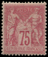 * FRANCE - Poste - 81, Signé Scheller: 75c. Rose Type II - 1876-1898 Sage (Type II)