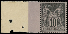 ** FRANCE - Poste - 103, Type I, Bdf: 10c. Noir Sur Lilas - 1898-1900 Sage (Type III)