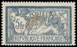 ** FRANCE - Poste - 123c, Teinte De Fond Très Déplacée (en Haut Et à Gauche): 5f. Merson - Unused Stamps