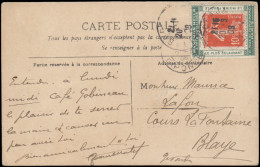 LET FRANCE - Poste - 138, Sur Porte-timbre Vert "Manchon Hella", Cp 20/3/1908 - 1877-1920: Semi-moderne Periode