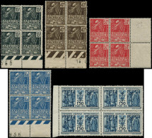 ** FRANCE - Poste - 270/4, Série Complète En Blocs De 4: Exposition De 1931 (273 En 2 Paires) - Nuevos