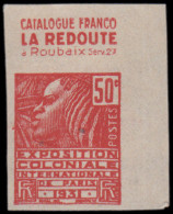 * FRANCE - Poste - 272, Pub. "La Redoute", Non Dentelé, Cdf: 50c. Fachi (Spink) - Neufs