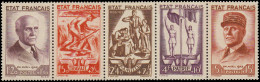 ** FRANCE - Poste - 580A, Bande De 5: Travail - Famille - Patrie - Ungebraucht