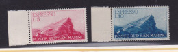 1945-46 San Marino Saint Marin ESPRESSI EXPRESS ESPRESSO Serie Di 2 Valori MNH** - Exprespost