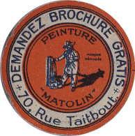 FP FRANCE - Timbres Monnaie - 137, 5c. Semeuse Vert, Fer Peint, Fond Doré, Illustré: "Peinture Matolin" - Other