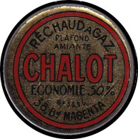 FP FRANCE - Timbres Monnaie - 137, 5c. Semeuse Vert, Fer Peint, Fond Rouge: "Réchaud à Gaz Chalot" - Other