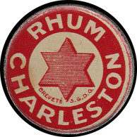 FP FRANCE - Timbres Monnaie - 137, 5c. Semeuse Vert, Fer Peint, Fond Rouge: "Rhum Charleston" - Other