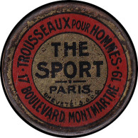 FP FRANCE - Timbres Monnaie - 137, 5c. Semeuse Vert, Fer Peint, Fond Rouge, Type 2: "The Sport - Paris" - Sonstige