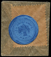 POC FRANCE - Timbres Monnaie - 138, 10c. Semeuse Rouge, Pochette, étiquette Bleue: "Au Printemps - Paris" - Autres