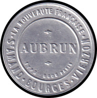 ALU FRANCE - Timbres Monnaie - 138, 10c. Semeuse Rouge, Aluminium, Fond Bleu: "Aubrun" - Sonstige