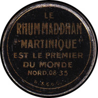 FP FRANCE - Timbres Monnaie - 138, 10c. Semeuse Rouge, Fer Peint, Fond Bleu: "Rhum Maddhan" - Sonstige