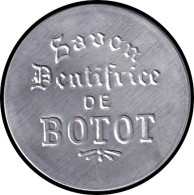ALU FRANCE - Timbres Monnaie - 140, 25c. Semeuse Bleu, Aluminium, Fond Grenat, Type 2: "Dentifrice Botot" - Other