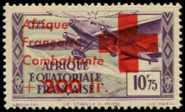 ** AFRIQUE EQUATORIALE - Poste Aérienne - 29, Luxe: 200/10.75 Croix-Rouge - Other & Unclassified