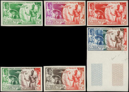 ** AFRIQUE OCCIDENTALE - Poste Aérienne - 15, 6 Essais De Couleur Non Dentelés Différents: 25f. UPU - Sonstige