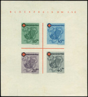 (*) ALL. ZONE FRANCAISE RHEINLAND - Blocs Feuillets - 1, Toujours Sans Gomme: Croix-Rouge - Autres & Non Classés