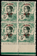 ** CANTON - Poste - 53a, Bloc De 4, Dentelé 11, Bdf: 5c. Vert - Unused Stamps