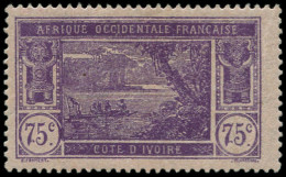 * COTE D'IVOIRE - Poste - 59a, Non émis Sans Surcharge "60c": 75c. Violet - Sonstige & Ohne Zuordnung