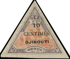 * COTE DES SOMALIS - Poste - 32c, "10" Avec Un Gros "0" - Unused Stamps