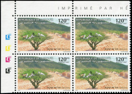 ** DJIBOUTI - Poste - 719X, Bloc De 4 Cdf: 120f. Chèvres (Michel 643) - Dschibuti (1977-...)