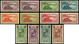 ** GABON - Poste - 125/46, Complet, Luxe, 24 Valeurs - Sonstige & Ohne Zuordnung