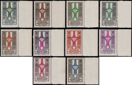 ** GHADAMES - Poste Aérienne - 2l, Série De 10 Timbres Différents Tous En Couleurs Non émises, Timbres Redentelés (sans  - Sonstige & Ohne Zuordnung