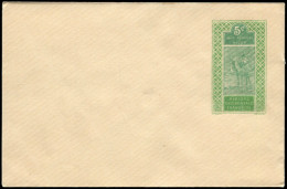N HAUT SENEGAL & NIGER - Entiers Postaux - EN 4, Enveloppe: 5c. Vert-jaune Et Vert - Neufs