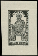 EPA HAUTE-VOLTA - Poste - (43), épreuve Du Poinçon En Noir Sur Blanc, Sans Faciale, Papier Gommé: Guerrier - Otros & Sin Clasificación