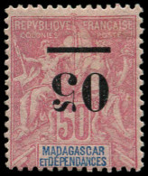 * MADAGASCAR - Poste - 48a, Surcharge Renversée, Signé Brun - Autres & Non Classés