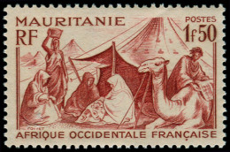 ** MAURITANIE - Poste - 112A, Non émis, Signé: 1.50f. Brun-rouge - Unused Stamps