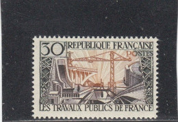 France - Année 1957 - Neuf** - N°YT 1114** - Travaux Publics - Nuovi