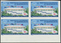 ** NOUVELLE-CALEDONIE - Poste Aérienne - 128, Bloc De 4 Non Dentelé, Bdf: 18f. Pacific Sud (Maury) - Other & Unclassified
