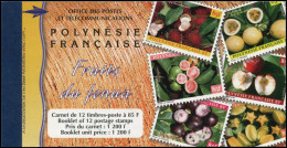 ** POLYNESIE - Carnets - Maury 5, Carnet à 1200f: Fruits - Autres & Non Classés