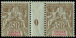 ** SOUDAN FRANCAIS - Poste - 19, Paire Millésime "0" - Other & Unclassified