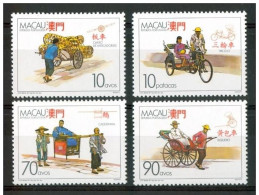 1987 Macao Traditional Means Of Transport Set MNH** Tw - Autres (Terre)