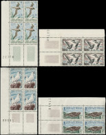 ** TERRES AUSTRALES - Poste - 12/17, 9 Blocs De 4 Bdf Avec Numéros: Faune - Unused Stamps