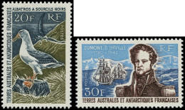 ** TERRES AUSTRALES - Poste - 24/25, 20f. Albatros Et 30f. Dumont D'Urville - Sonstige & Ohne Zuordnung