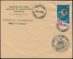 LET TERRES AUSTRALES - Poste Aérienne - 9, Sur Enveloppe 1er Jour Du 17 Mai 1965: U.I.T. - Luftpost
