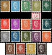 * ALL. EMPIRE - Poste - 401/14, Complet, 19 Valeurs: Ebert & Hindenburg - Other & Unclassified