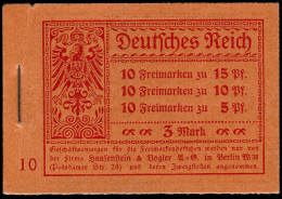 ** ALL. EMPIRE - Carnets - Michel 12A, Publicité "Amol": 3 Mark Germania - Markenheftchen