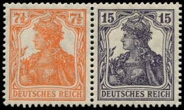 * ALL. EMPIRE - Timbres De Carnets - Michel W 11 Ba, 7.5 + 15pf. Germania - Otros & Sin Clasificación