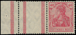 ** ALL. EMPIRE - Timbres De Carnets - Michel RL 6 F (Stumpfrot), 40pf. Germania, Signé Oechsener - Sonstige & Ohne Zuordnung