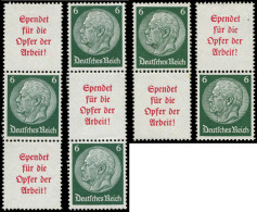 * ALL. EMPIRE - Timbres De Carnets - Michel S.123/26, Complet, 4 Combinaisons: 6pf. Hindenburg - Sonstige & Ohne Zuordnung