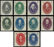 ** ALLEMAGNE - DDR - Poste - 15/24, Complet 10 Valeurs: Académie Des Sciences - Unused Stamps