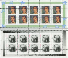 ** ALLEMAGNE BUNDESPOST - Poste - 1686/87, 2 Blocs De 10, Piquage à Cheval: Europa 1996 (Michel 1854/55) - Ungebraucht