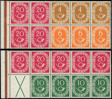 ** ALLEMAGNE BUNDESPOST - Timbres De Carnets - Michel H BI 1/2, 2 Blocs De Carnets Complets: Cor De Poste - Other