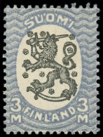 * FINLANDE - Poste - 79, 3mk. Bleu & Noir - Otros & Sin Clasificación